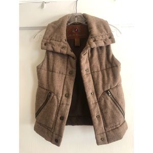 Puffy Wool Vest